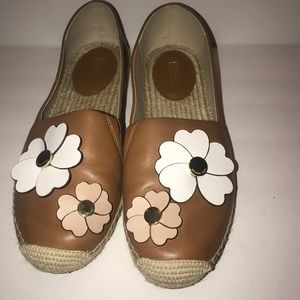 Michael Kors Sz 8.5 Kit Espadrille Leather Shoes